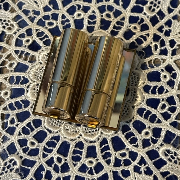 2 Lipstick Case & Lip Fix Mirror - Rare MCM Jeweled Purse Accessory/ Compact NOS - Picture 2 of 6